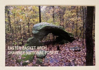 Easter Basket Arch Postcard