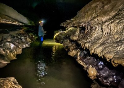 Spelunking at Illinois Caverns
