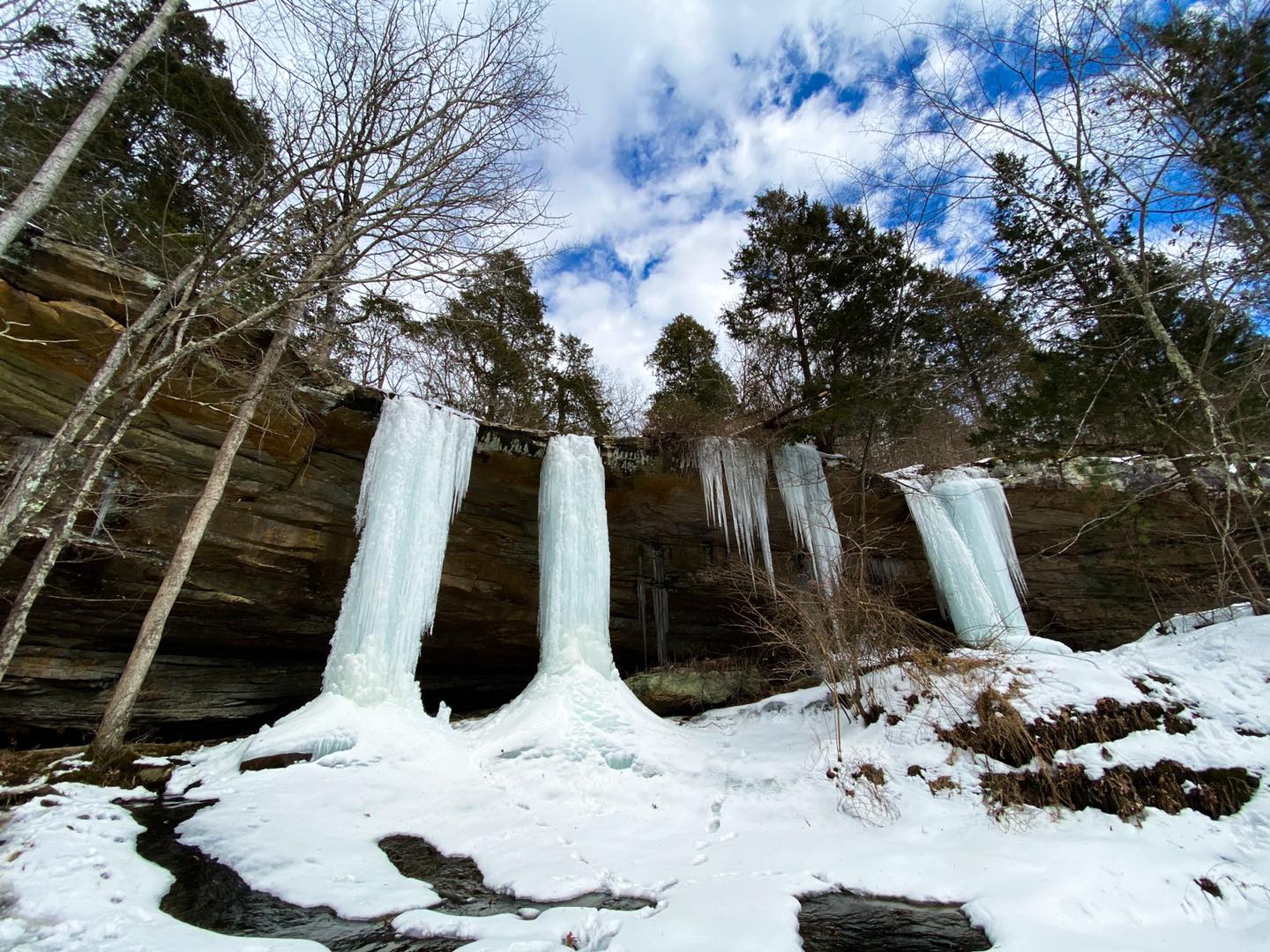 Frozen Waterfalls Hike